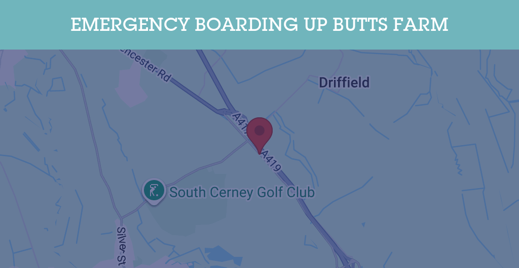Emergency Boarding Up Services in Butts Farm - TW postcode