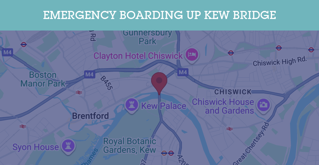 Emergency Boarding Up Services in Kew Bridge - TW postcode