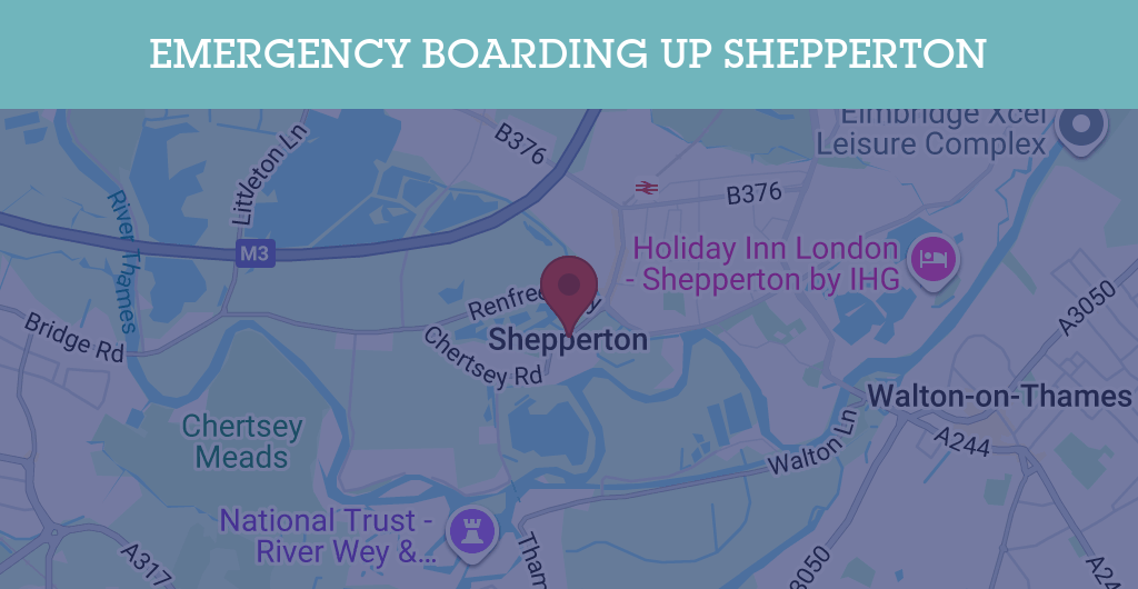 Emergency Boarding Up Services in Shepperton - TW postcode